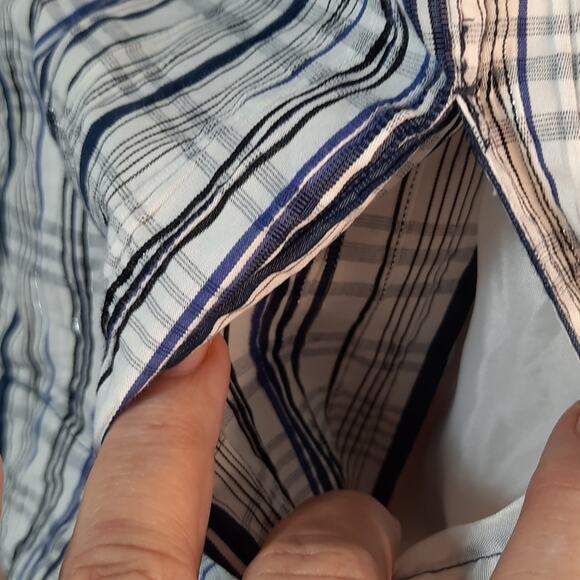 TanJay Jacket Top Shacket Womens 10 Metallic Buttons 3/4‎ Sleeve Casual - Picture 7 of 14